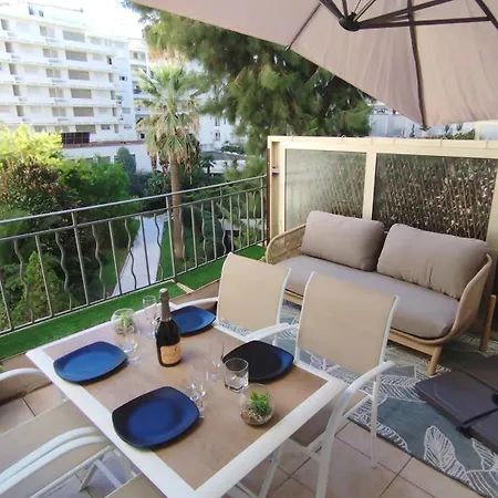 Mythique Miramar Croisette Terrasse Clim Parking Wifi * 戛纳